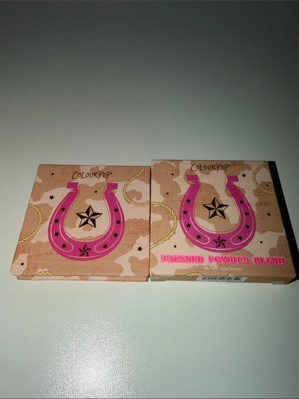 Colourpop prairie air baby pink pressed powder blush NEW